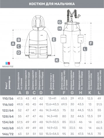 Костюм 7м2925 чили/неви оптом от производителя NIKASTYLE