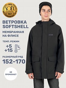 Ветровка 4л18925 черный оптом от производителя NIKASTYLE