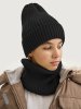 Комплект шапка и снуд  12з17725 черный