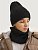 Комплект шапка и снуд  12з17725 черный оптом от производителя NIKASTYLE