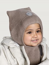 Шапка-шлем 11м11425 какао оптом от производителя NIKASTYLE