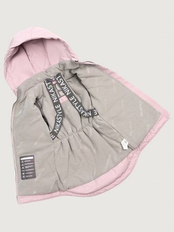 Куртка 4м3225 пудра оптом от производителя NIKASTYLE