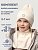 Комплект шапка и манишка 12м10625 молоко оптом от производителя NIKASTYLE