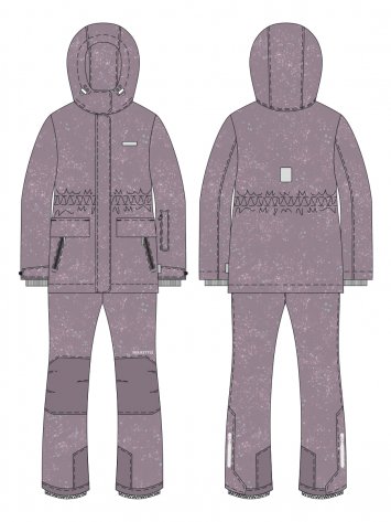 Костюм 7з4425 орхидея/розовый оптом от производителя NIKASTYLE