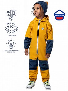 Комбинезон 8л6123 горчичный/джинсовый оптом от производителя NIKASTYLE