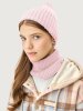Комплект шапка и снуд 12м21426 пудра