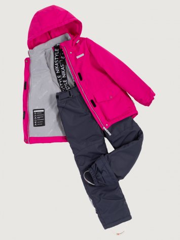 Костюм 7м2425 фуксия/графит оптом от производителя NIKASTYLE