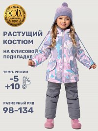 Костюм 7м1425 розовый/серый оптом от производителя NIKASTYLE