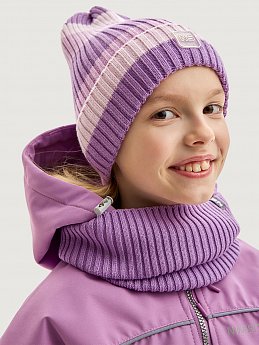 Комплект шапка и снуд 12м11225 лаванда оптом от производителя NIKASTYLE