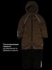 Комбинезон 8м1726 орех/черный оптом от производителя NIKASTYLE
