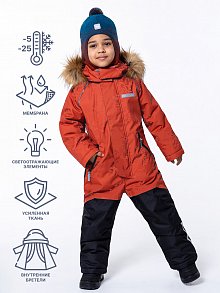 Комбинезон 8з0523 терракотовый/черный оптом от производителя NIKASTYLE