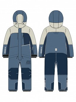 Комбинезон 8з4925 деним/неви оптом от производителя NIKASTYLE