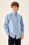 Рубашка 4ш21325 голубая полоска