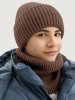 Комплект шапка и снуд  12з16525 орех