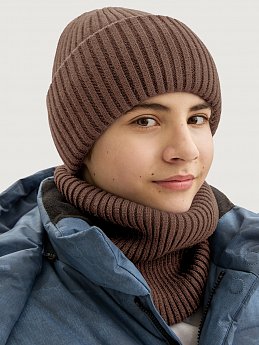 Комплект шапка и снуд  12з16525 орех оптом от производителя NIKASTYLE