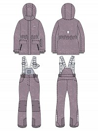 Костюм 7з4225 орхидея/розовый оптом от производителя NIKASTYLE