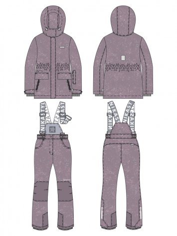 Костюм 7з4225 орхидея/розовый оптом от производителя NIKASTYLE