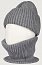 Комплект шапка и снуд 12з51926 серый песок