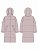 Пальто 6з9225 пудра оптом от производителя NIKASTYLE