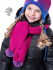 Шарф 17з10823 фуксия оптом от производителя NIKASTYLE