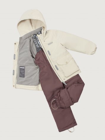 Костюм 7м2225 кешью/шоколад оптом от производителя NIKASTYLE