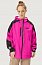 Ветровка 4л15426 фуксия/черный