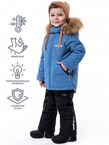 Костюм 7з0723 джинсовый/черный оптом от производителя NIKASTYLE