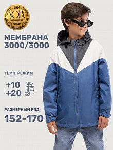 Ветровка 4л7325 джинс оптом от производителя NIKASTYLE