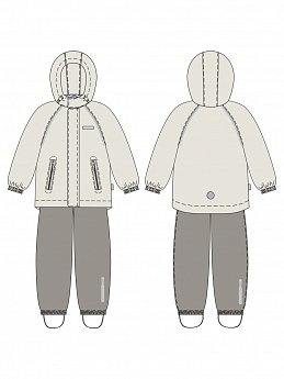Костюм 7з0225 кешью/мускат оптом от производителя NIKASTYLE