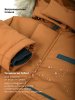 Куртка 4з1326 каштан оптом от производителя NIKASTYLE