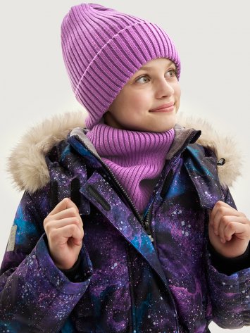 Пальто 6з4825 цикламен оптом от производителя NIKASTYLE