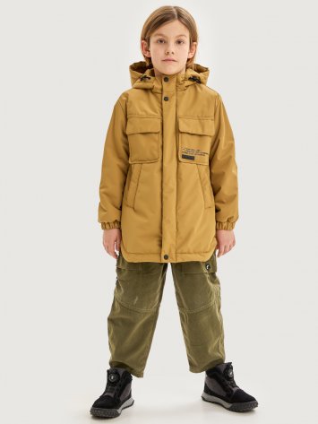 Куртка 4м6525 горчица оптом от производителя NIKASTYLE