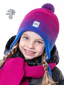 Шапка 11з10623 фуксия/сапфир оптом от производителя NIKASTYLE