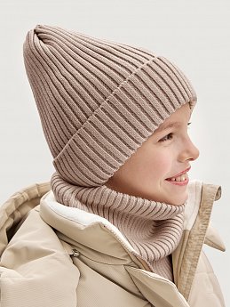 Комплект шапка и снуд  12з17725 беж оптом от производителя NIKASTYLE