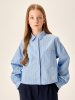 Блузка 4ш70026 голубая полоска оптом от производителя NIKASTYLE
