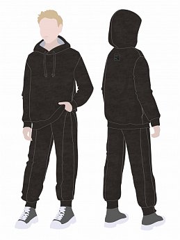 Костюм 7т20525 коричневый оптом от производителя NIKASTYLE