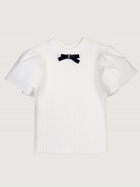 Блузка 4ш21625 белый оптом от производителя NIKASTYLE