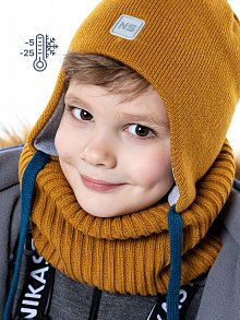 Снуд 17з13323 горчичный оптом от производителя NIKASTYLE