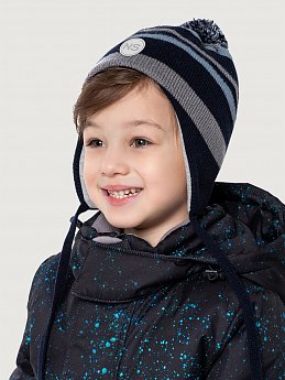 Шапка 11з15425 космос/серый оптом от производителя NIKASTYLE