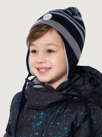 Шапка 11з15425 космос/серый оптом от производителя NIKASTYLE