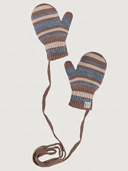 Варежки 14з17025 кофе/серо-голубой оптом от производителя NIKASTYLE