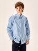 Рубашка 4ш21325 голубая полоска