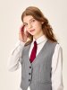 Жилет 9ш72026 серая полоска оптом от производителя NIKASTYLE