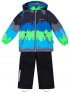 Костюм 7м0323 зеленый неон/черный оптом от производителя NIKASTYLE