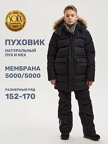 КУРТКА пуховая 4з8324 черный оптом от производителя NIKASTYLE