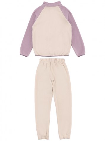 Костюм 7т10224 беж/орхидея оптом от производителя NIKASTYLE