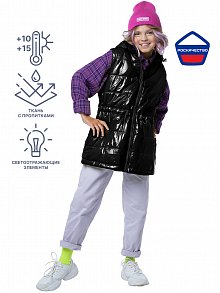 ЖИЛЕТ 9м4823 черный оптом от производителя NIKASTYLE