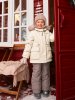 Костюм 7з3026 кешью/какао оптом от производителя NIKASTYLE