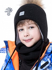 Снуд 17з10323 черный оптом от производителя NIKASTYLE