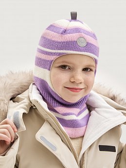 Балаклава 10з15225 фиалка/светло-розовый оптом от производителя NIKASTYLE